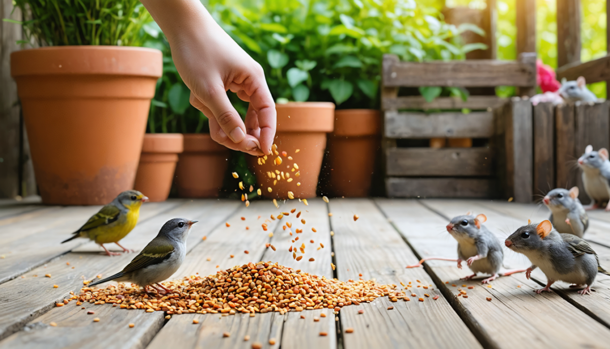 découvrez pourquoi nourrir les oiseaux avec ce simple geste peut involontairement attirer des rats chez vous et comment éviter ce problème.