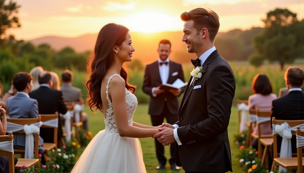 Peut-on trouver des photos du mariage de Nathalie Thu Huong-Lagier ?