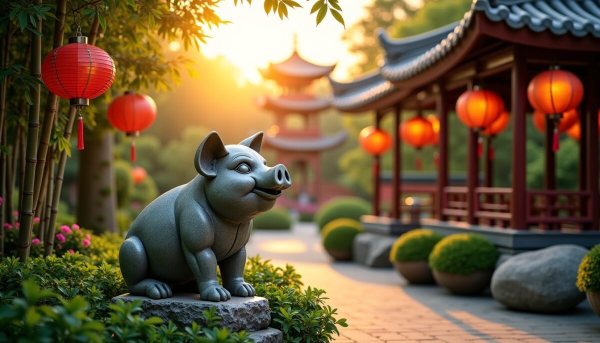 Découvrir la signification du signe chinois du Cochon : traditions et symboles
