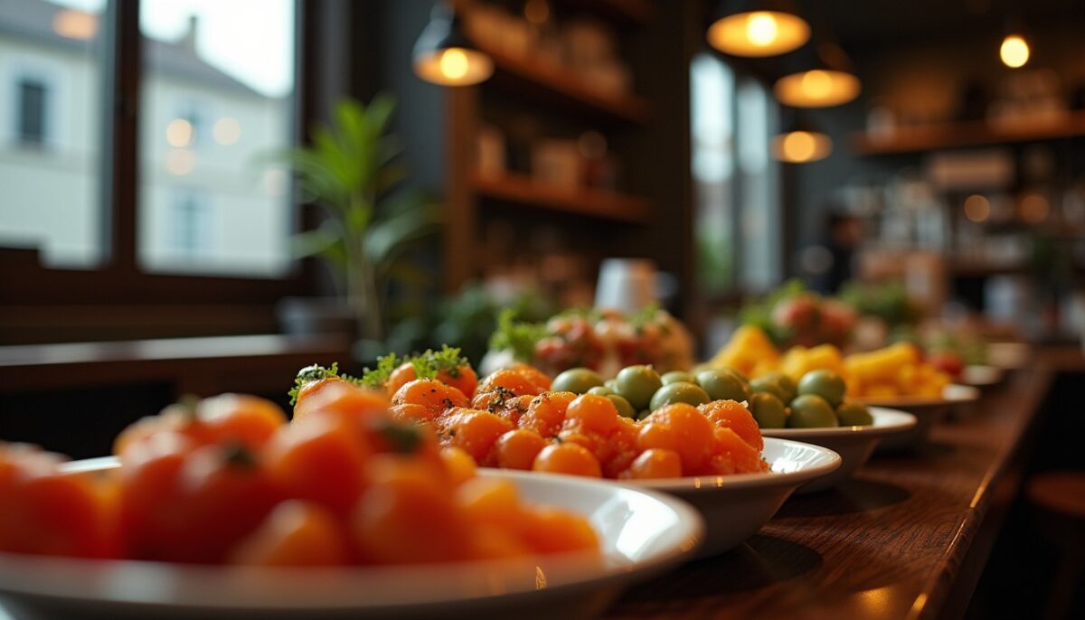 Découverte visuelle : Que révèlent les photos du buffet du restaurant Chez Vincent ?