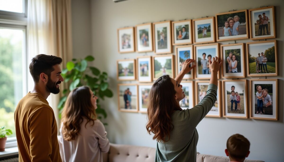 Créer un mur de photos chez soi : guide pratique pour sublimer vos souvenirs