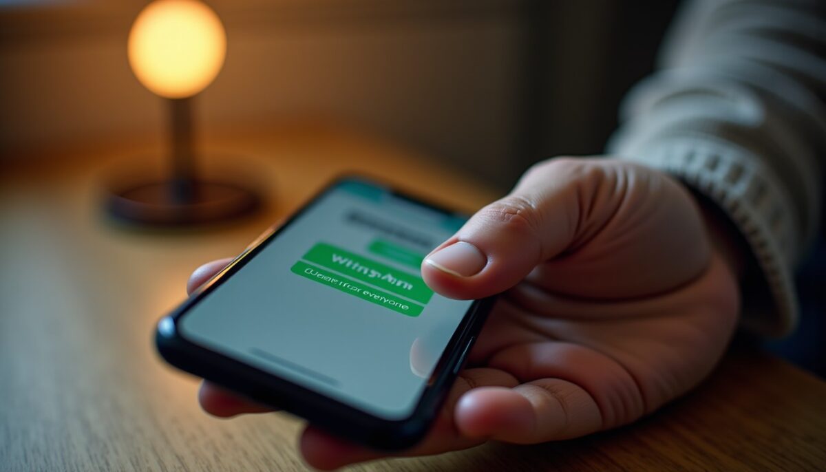 Comment effacer un message WhatsApp discrètement sans alerter votre contact